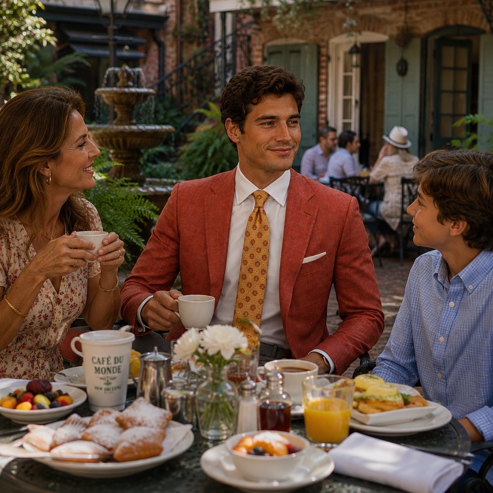Kiton Cashmere/Linen/Silk Salmon Summer Sport Coat with subtle tonal Windowpane - Picture 2 of 5